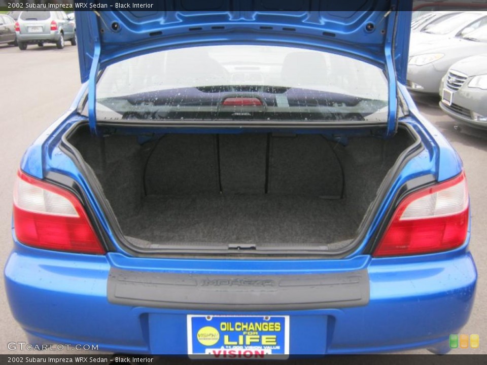 Black Interior Trunk for the 2002 Subaru Impreza WRX Sedan #39145394
