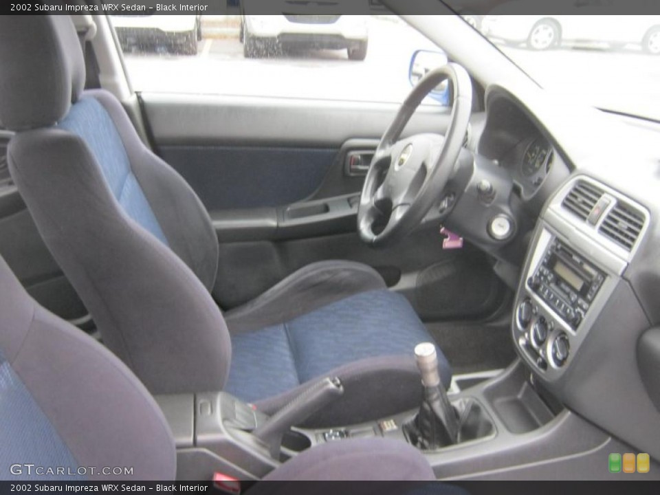 Black Interior Photo for the 2002 Subaru Impreza WRX Sedan #39145402