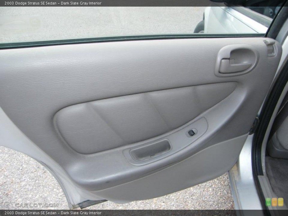 Dark Slate Gray Interior Door Panel for the 2003 Dodge Stratus SE Sedan #39145454