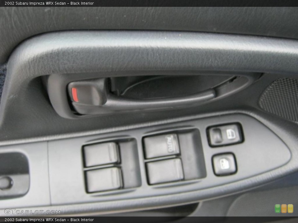 Black Interior Controls for the 2002 Subaru Impreza WRX Sedan #39145530