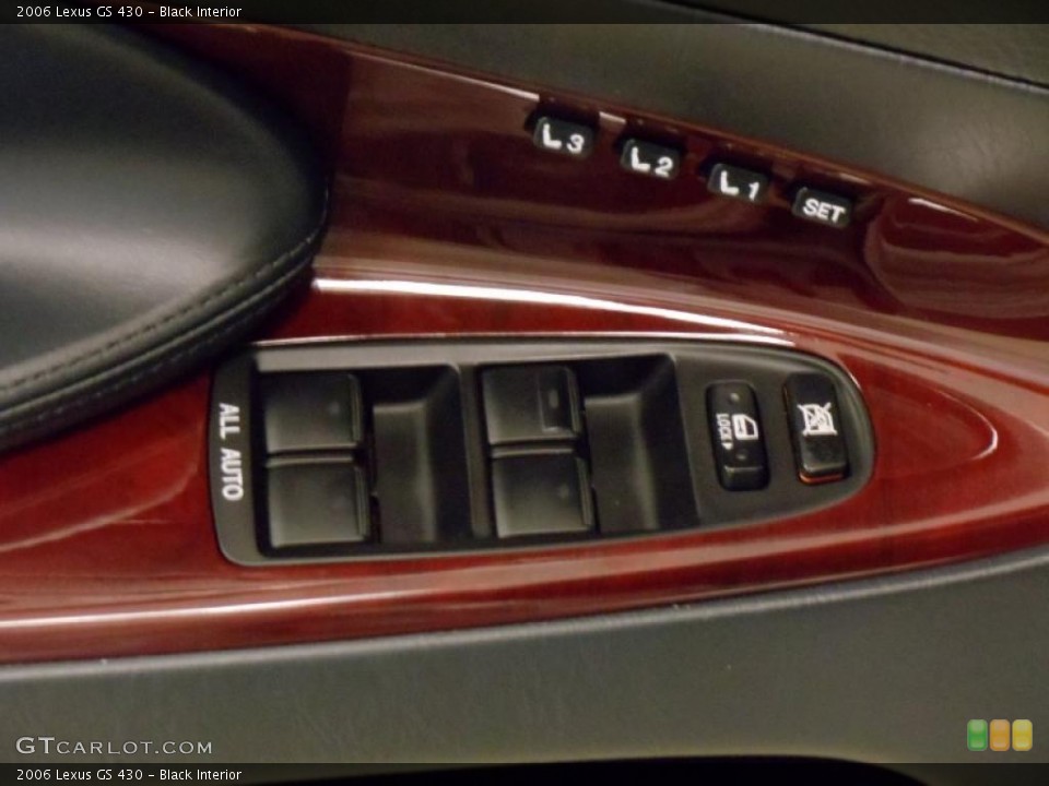 Black Interior Controls for the 2006 Lexus GS 430 #39146274