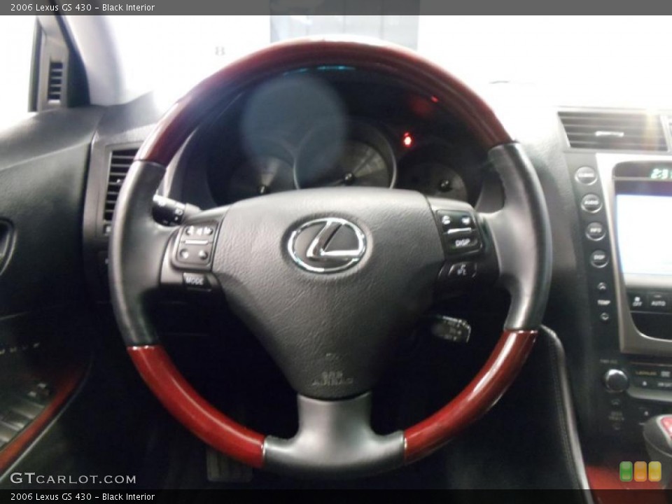 Black Interior Steering Wheel for the 2006 Lexus GS 430 #39146282