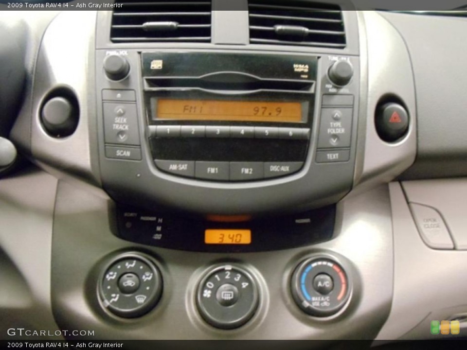 Ash Gray Interior Controls for the 2009 Toyota RAV4 I4 #39147010