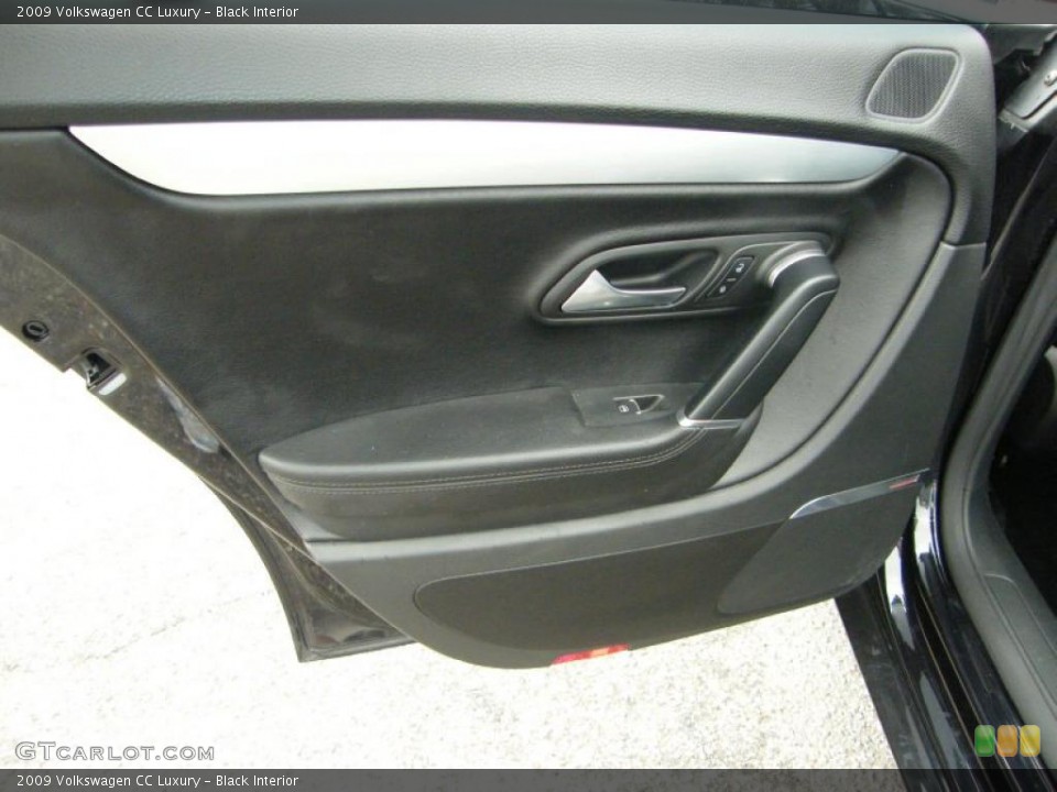 Black Interior Door Panel for the 2009 Volkswagen CC Luxury #39147134