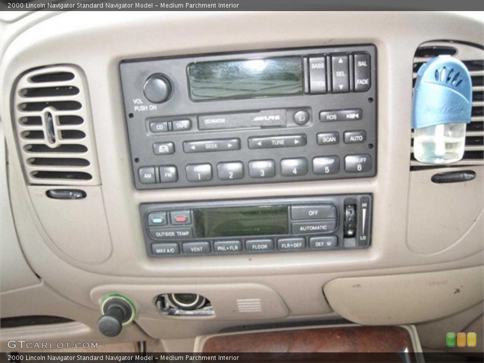Medium Parchment Interior Controls for the 2000 Lincoln Navigator  #39147166
