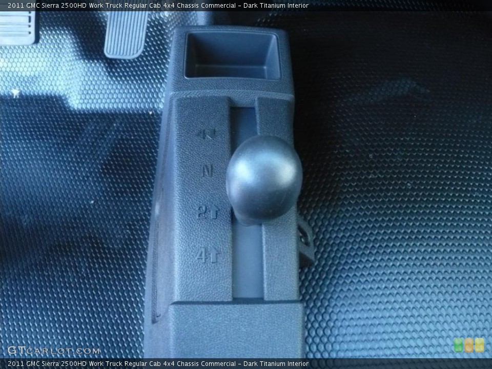 Dark Titanium Interior Controls for the 2011 GMC Sierra 2500HD Work Truck Regular Cab 4x4 Chassis Commercial #39149773