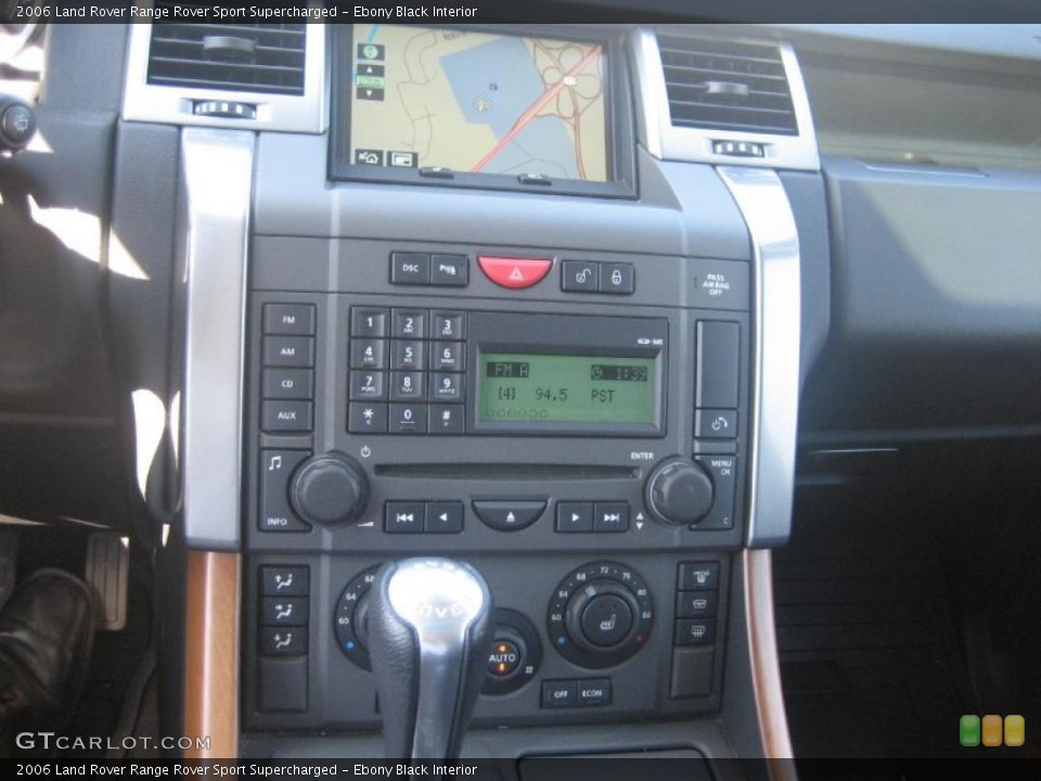 Ebony Black Interior Controls for the 2006 Land Rover Range Rover Sport Supercharged #39150001