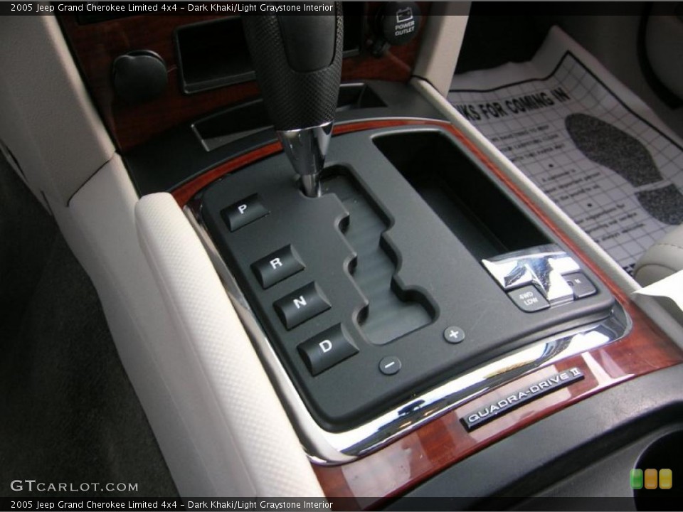 Dark Khaki/Light Graystone Interior Transmission for the 2005 Jeep Grand Cherokee Limited 4x4 #39150845