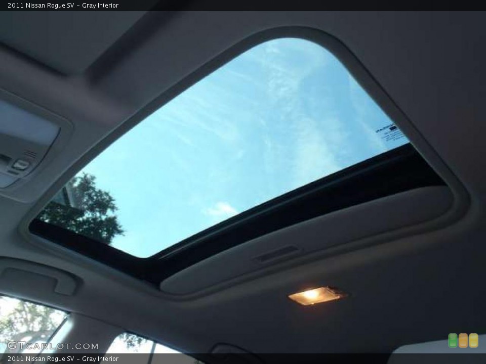 Gray Interior Sunroof for the 2011 Nissan Rogue SV #39151013