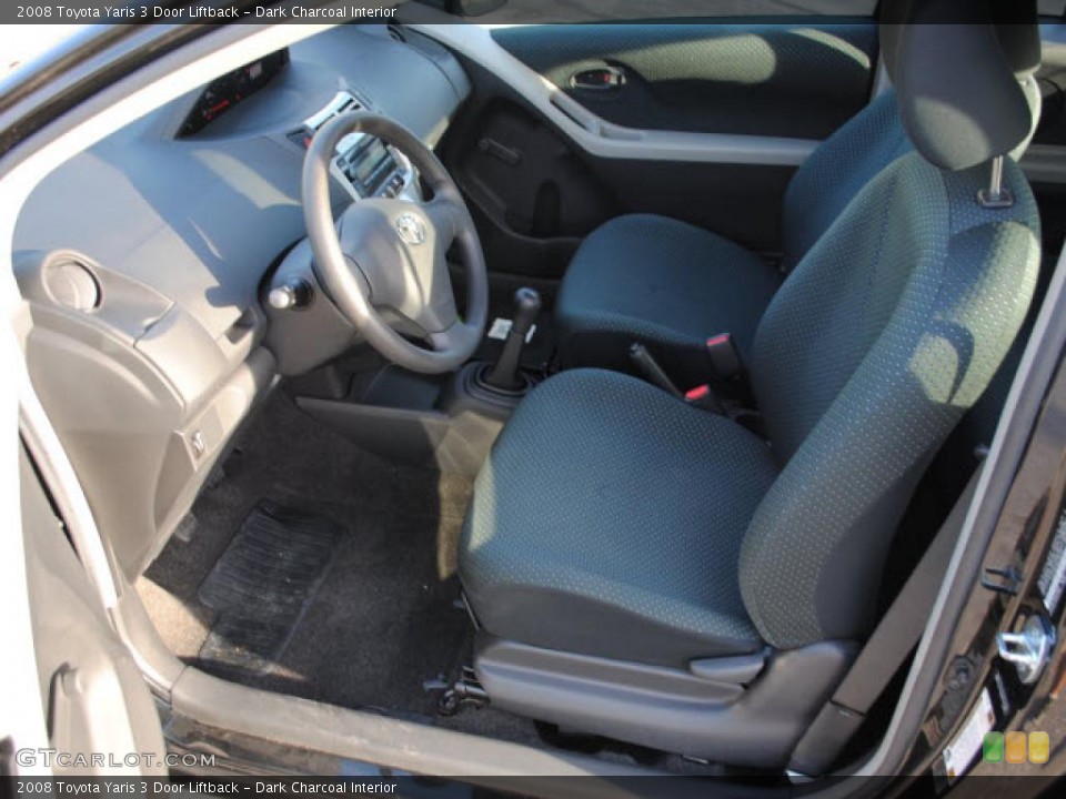 Dark Charcoal Interior Photo for the 2008 Toyota Yaris 3 Door Liftback #39152037