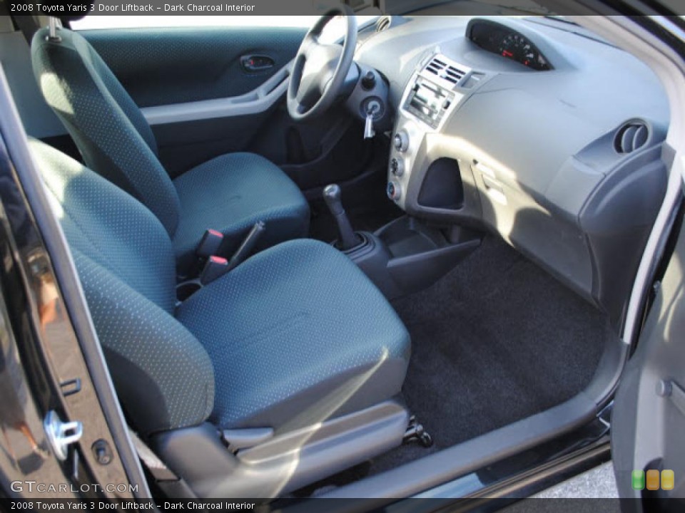 Dark Charcoal Interior Photo for the 2008 Toyota Yaris 3 Door Liftback #39152133