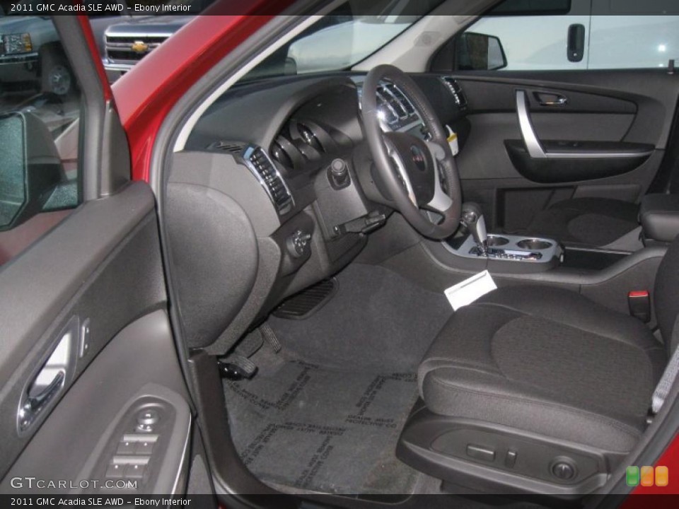 Ebony Interior Photo for the 2011 GMC Acadia SLE AWD #39152293