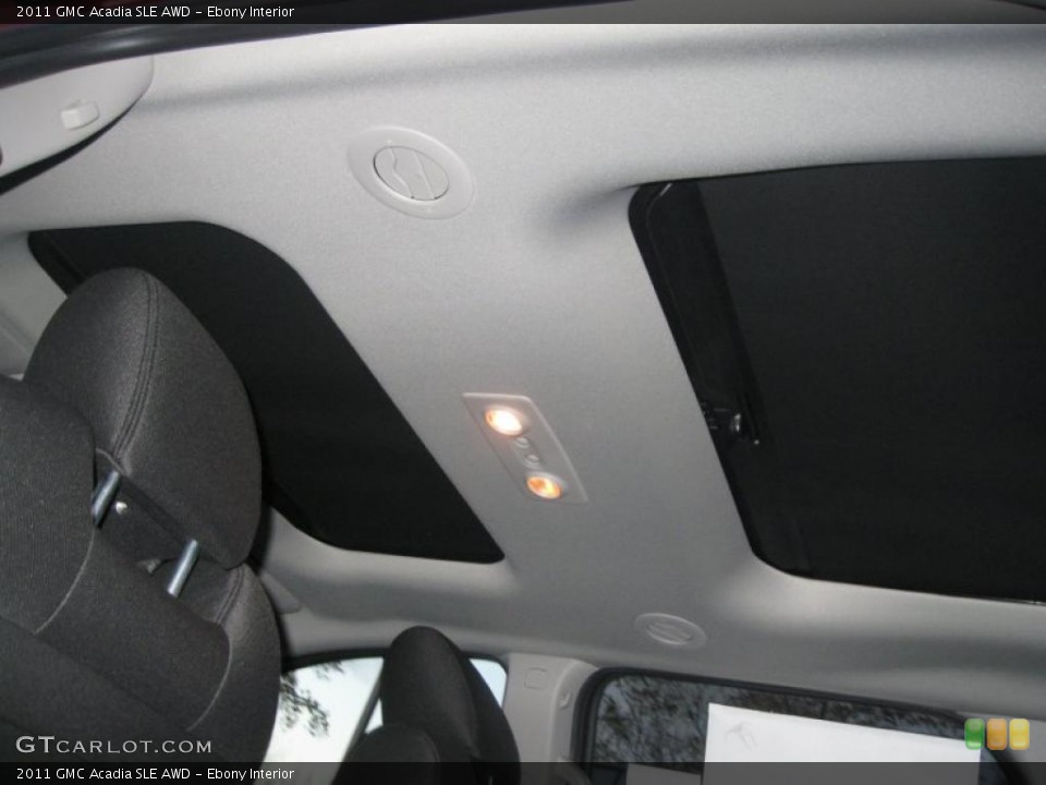 Ebony Interior Sunroof for the 2011 GMC Acadia SLE AWD #39152385