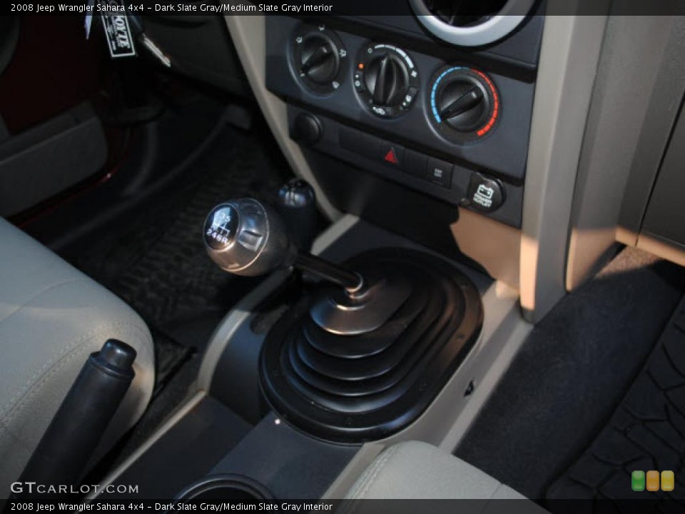 Dark Slate Gray/Medium Slate Gray Interior Transmission for the 2008 Jeep Wrangler Sahara 4x4 #39152481