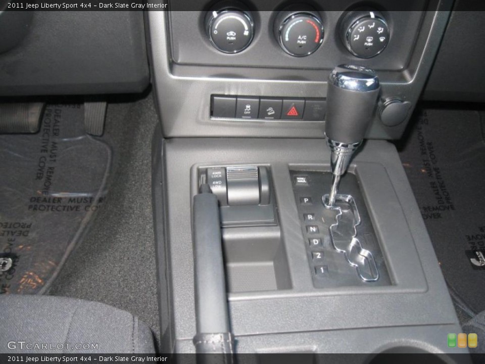 Dark Slate Gray Interior Transmission for the 2011 Jeep Liberty Sport 4x4 #39152549