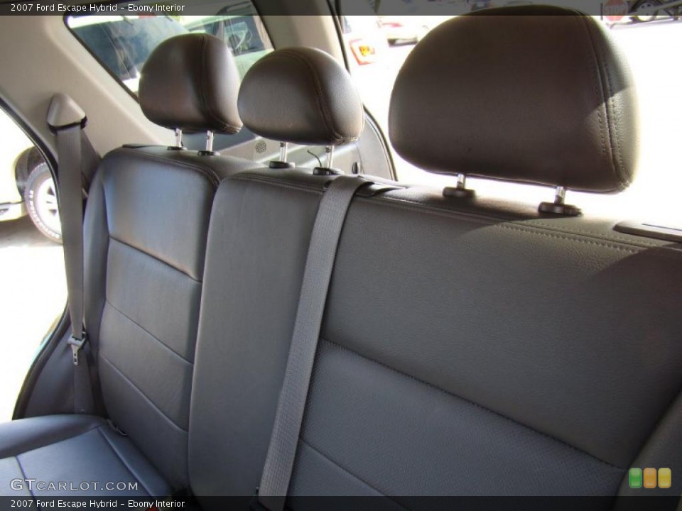 Ebony Interior Photo for the 2007 Ford Escape Hybrid #39153029