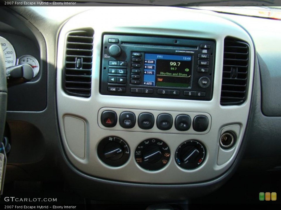 Ebony Interior Controls for the 2007 Ford Escape Hybrid #39153209