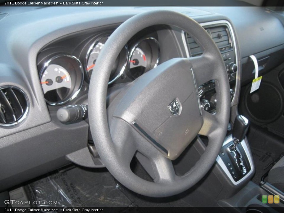 Dark Slate Gray Interior Steering Wheel for the 2011 Dodge Caliber Mainstreet #39153357