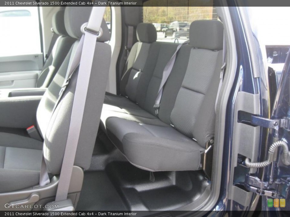 Dark Titanium Interior Photo for the 2011 Chevrolet Silverado 1500 Extended Cab 4x4 #39154125