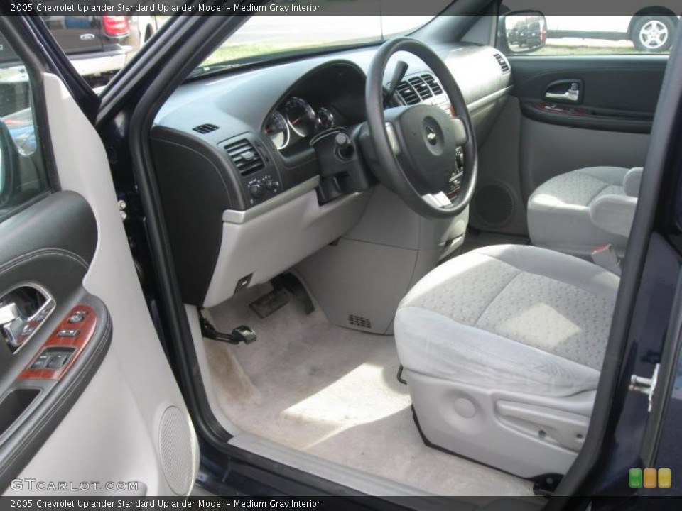 Medium Gray Interior Prime Interior for the 2005 Chevrolet Uplander  #39154597