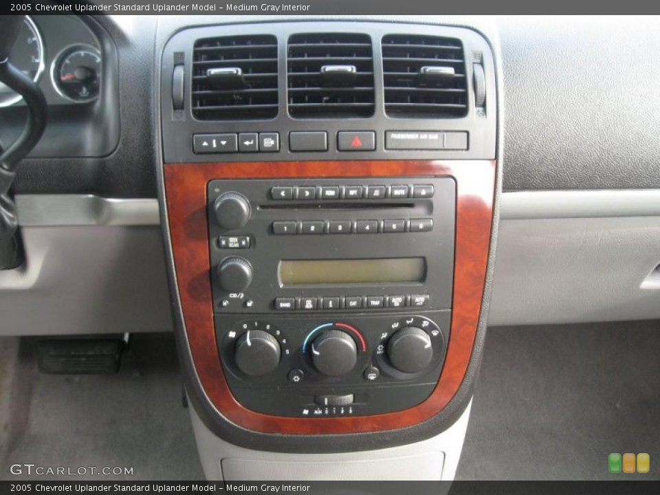 Medium Gray Interior Controls for the 2005 Chevrolet Uplander  #39154693