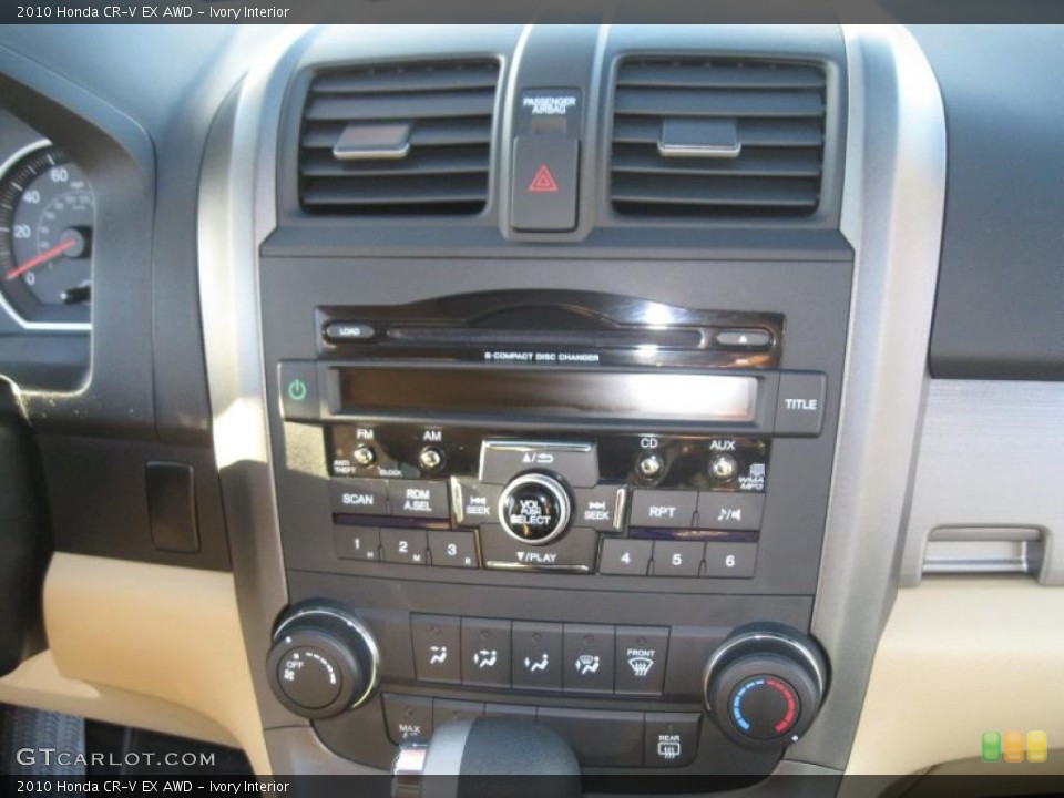 Ivory Interior Controls for the 2010 Honda CR-V EX AWD #39155953