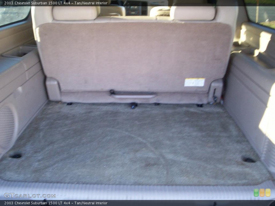 Tan/Neutral Interior Trunk for the 2003 Chevrolet Suburban 1500 LT 4x4 #39155981