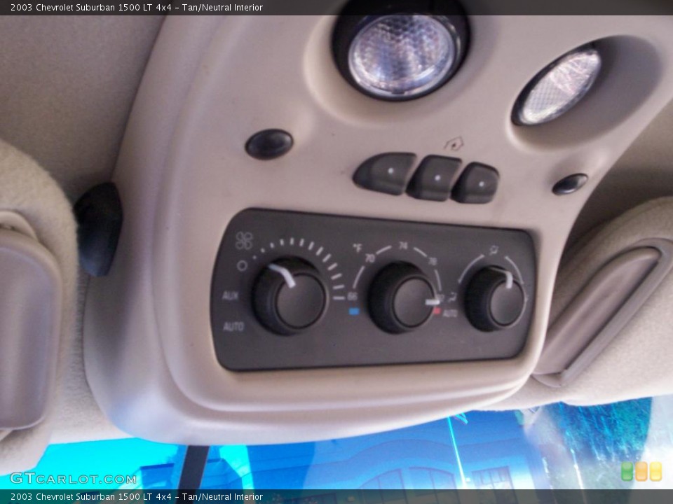Tan/Neutral Interior Controls for the 2003 Chevrolet Suburban 1500 LT 4x4 #39156217