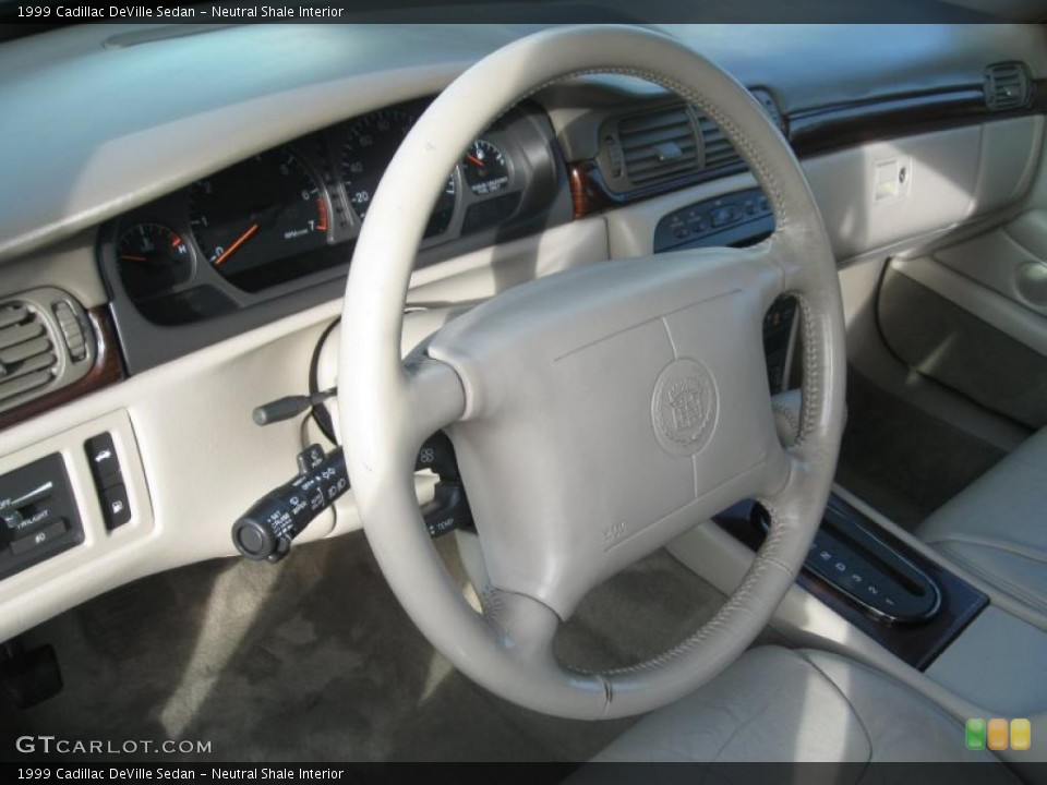 Neutral Shale Interior Steering Wheel for the 1999 Cadillac DeVille Sedan #39156769