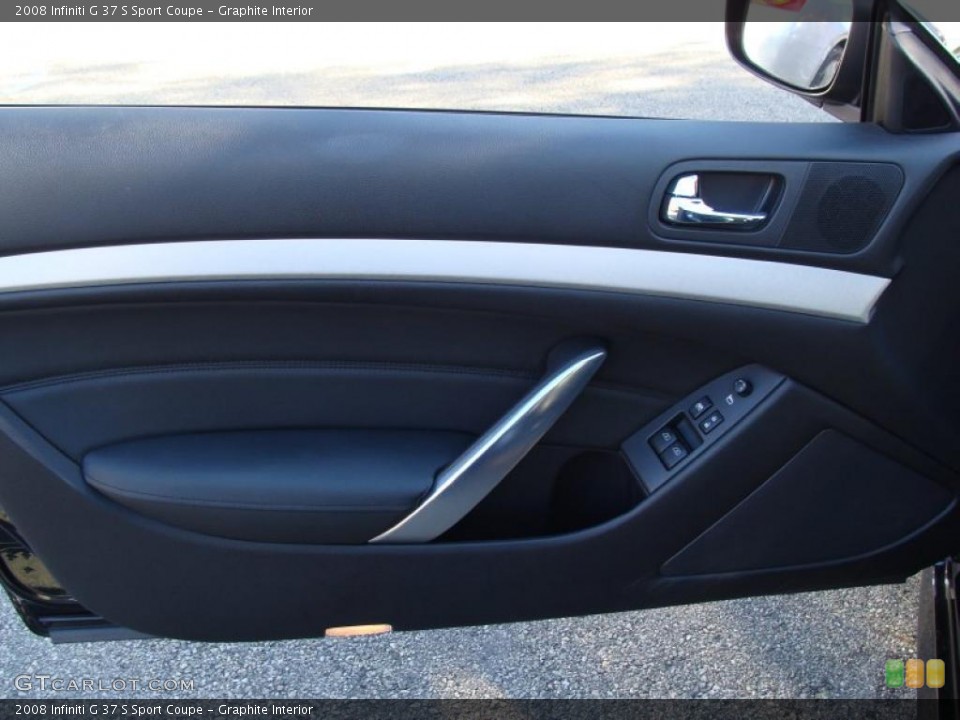 Graphite Interior Door Panel for the 2008 Infiniti G 37 S Sport Coupe #39159245