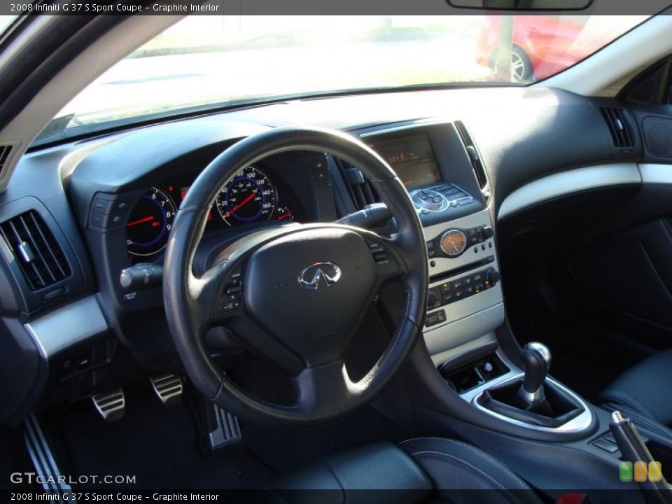 Graphite Interior Dashboard for the 2008 Infiniti G 37 S Sport Coupe #39159277