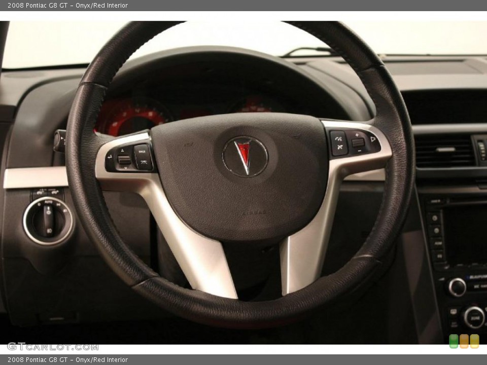 Onyx Red Interior Steering Wheel For The 2008 Pontiac G8 Gt