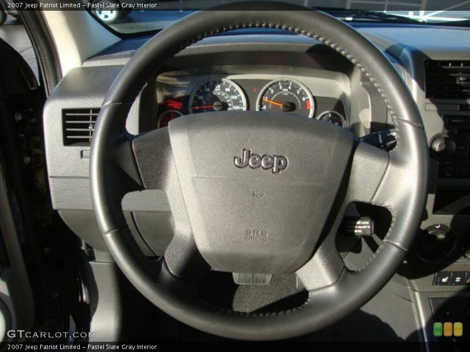 Pastel Slate Gray Interior Steering Wheel for the 2007 Jeep Patriot Limited #39160442