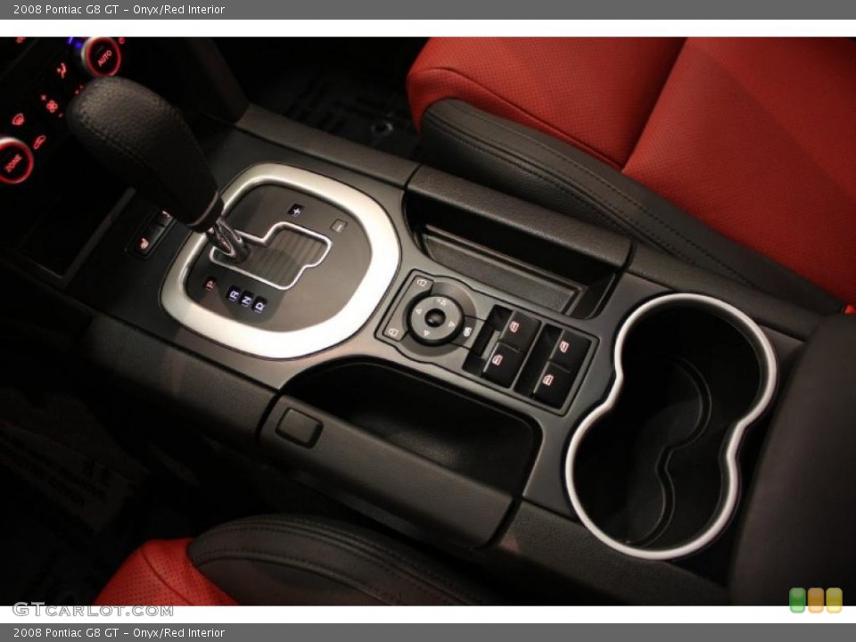 Onyx/Red Interior Controls for the 2008 Pontiac G8 GT #39160554