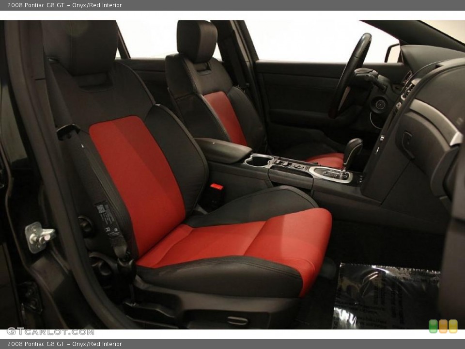 Onyx/Red Interior Photo for the 2008 Pontiac G8 GT #39160618