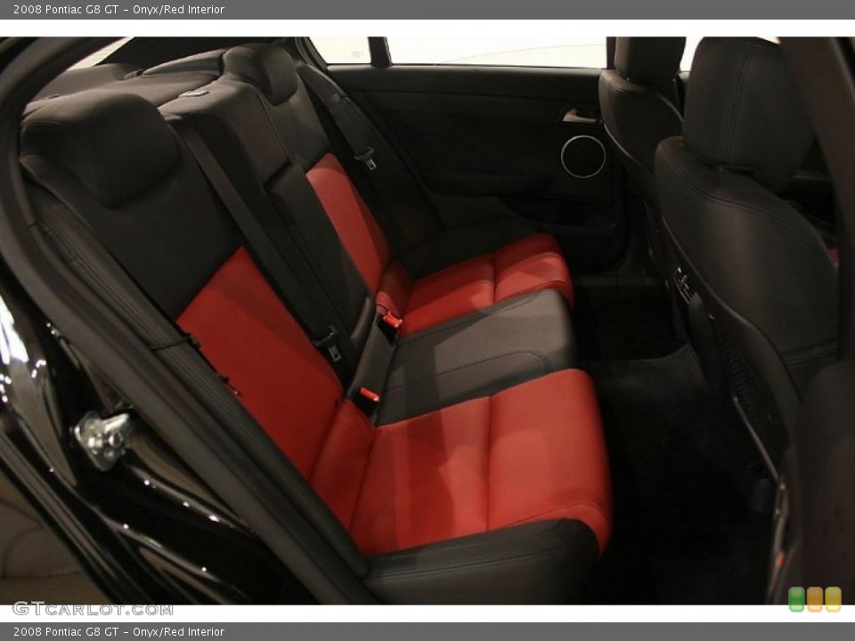 Onyx/Red Interior Photo for the 2008 Pontiac G8 GT #39160638
