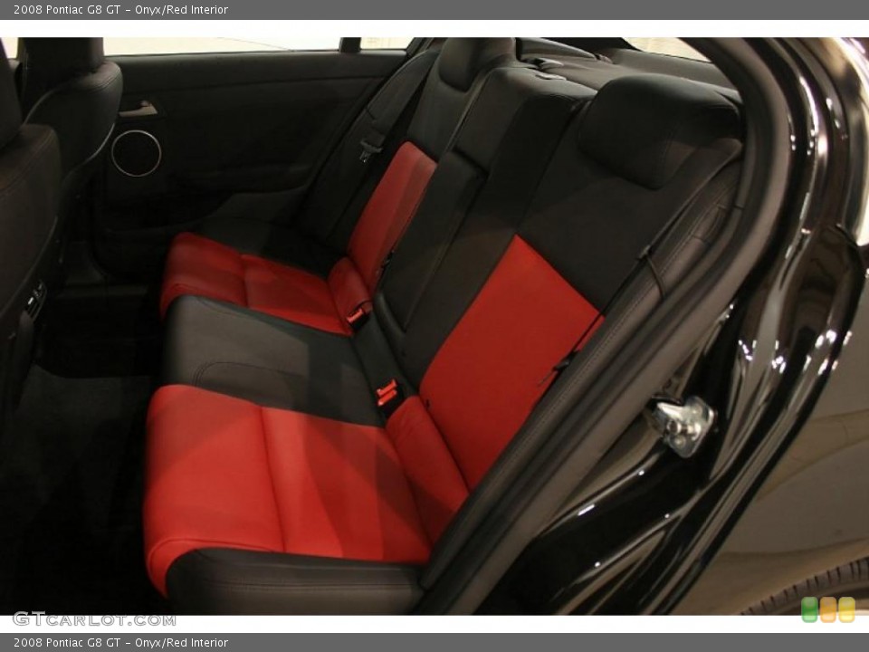 Onyx/Red Interior Photo for the 2008 Pontiac G8 GT #39160646