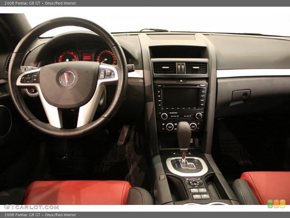 Onyx/Red Interior Prime Interior for the 2008 Pontiac G8 GT #39160658