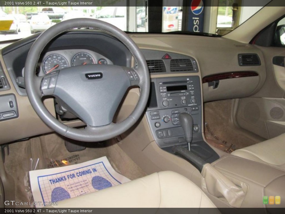 Taupe/Light Taupe Interior Prime Interior for the 2001 Volvo S60 2.4T #39161966