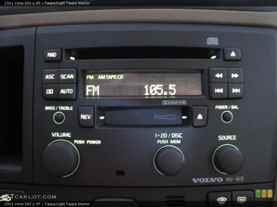 Taupe/Light Taupe Interior Controls for the 2001 Volvo S60 2.4T #39162030