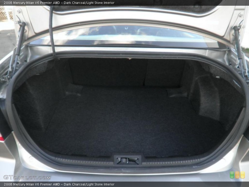 Dark Charcoal/Light Stone Interior Trunk for the 2008 Mercury Milan V6 Premier AWD #39162562