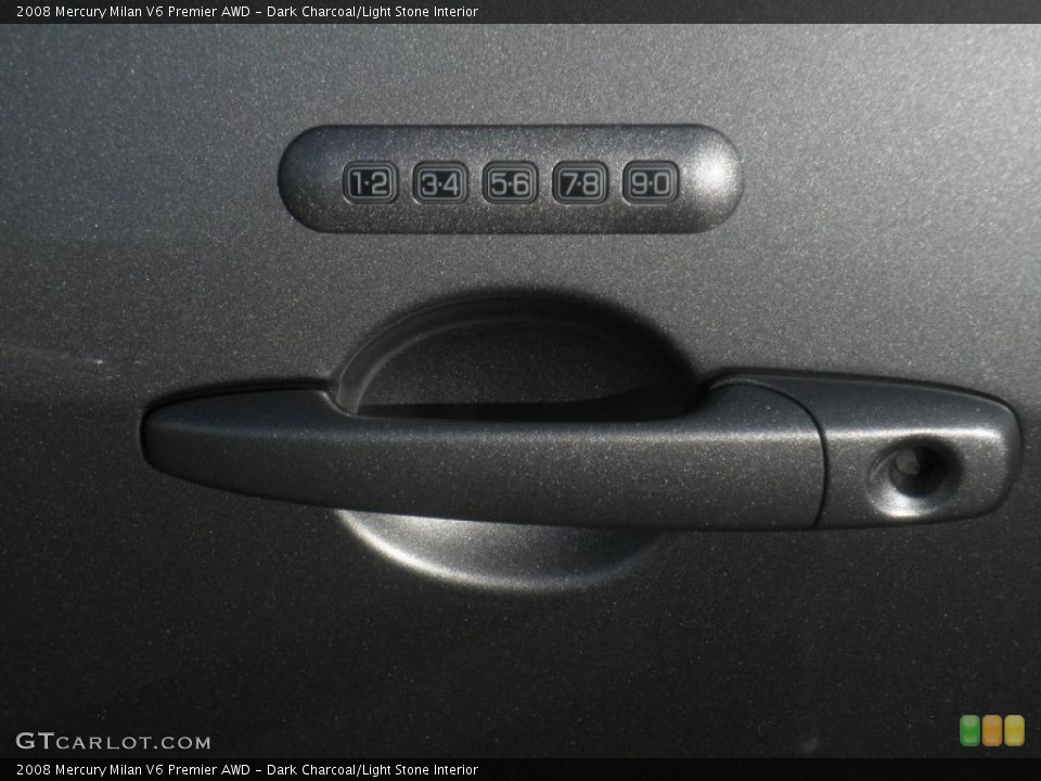 Dark Charcoal/Light Stone Interior Controls for the 2008 Mercury Milan V6 Premier AWD #39162650