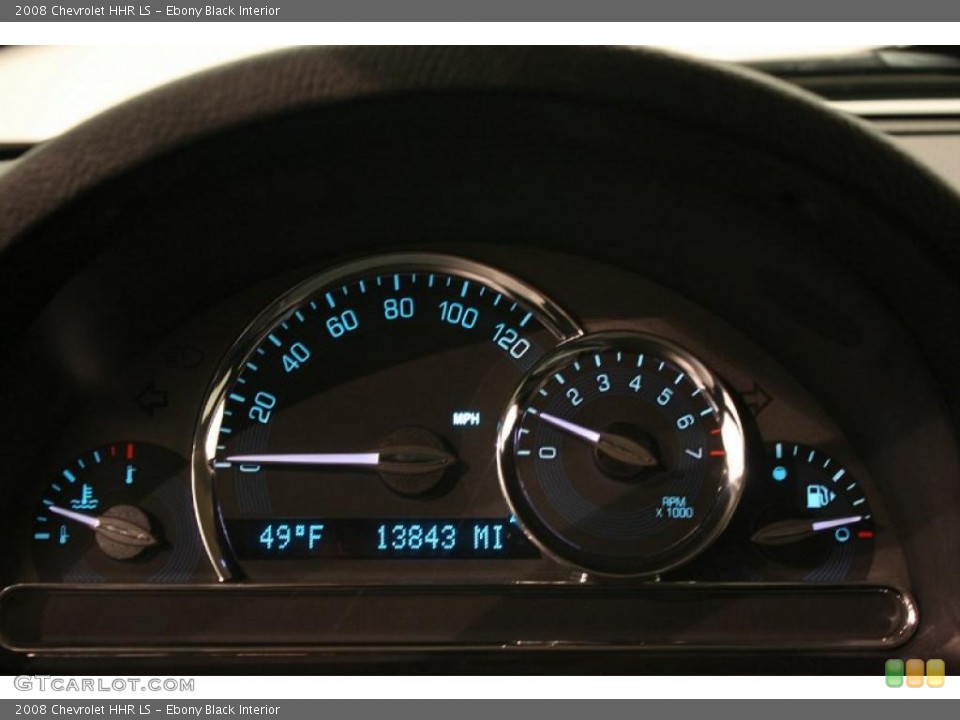 Ebony Black Interior Gauges for the 2008 Chevrolet HHR LS #39164438