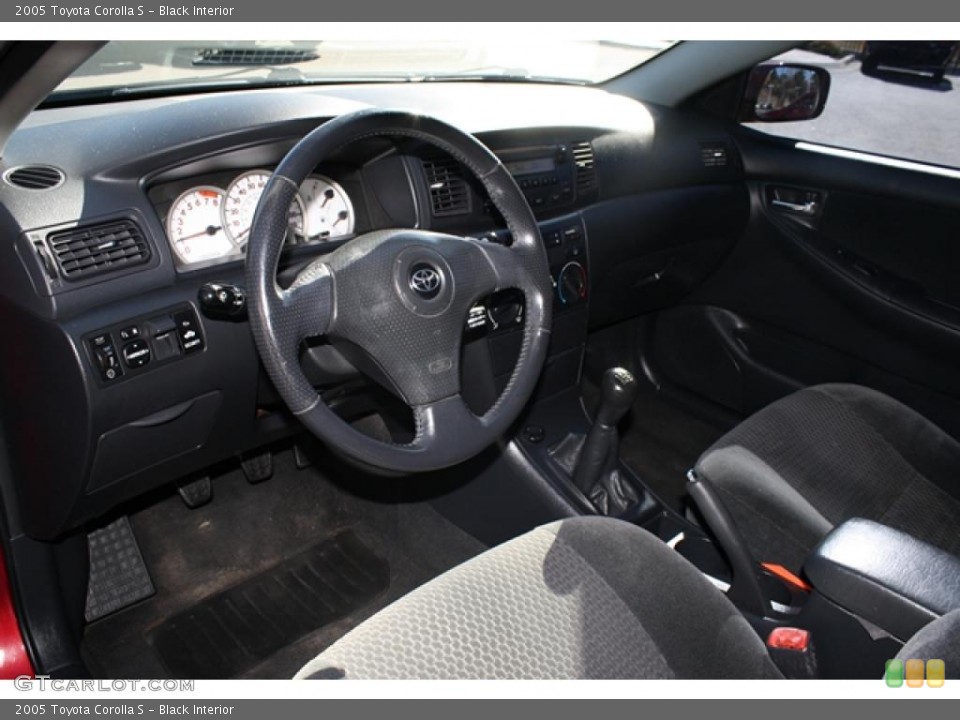 Black Interior Photo for the 2005 Toyota Corolla S #39164590