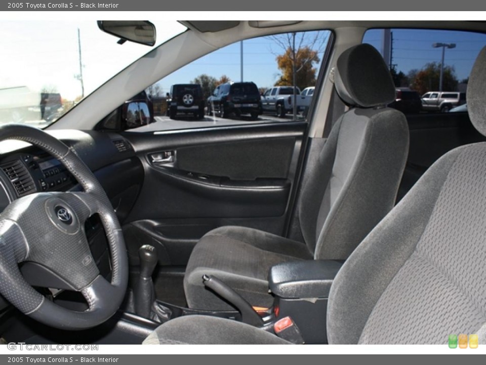 Black Interior Photo for the 2005 Toyota Corolla S #39164606