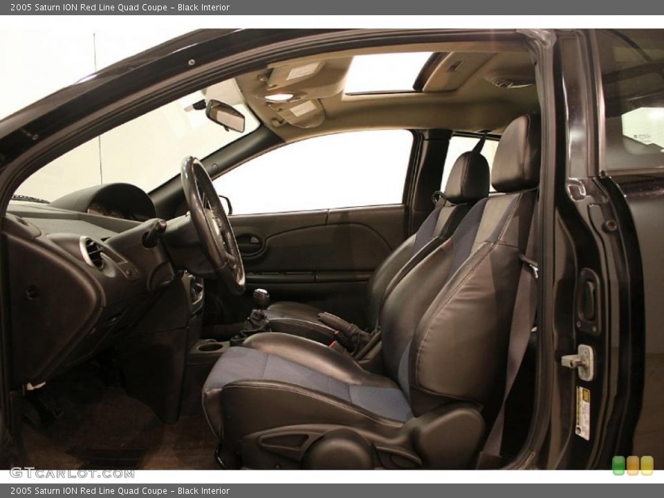 Black Interior Photo for the 2005 Saturn ION Red Line Quad Coupe #39164782