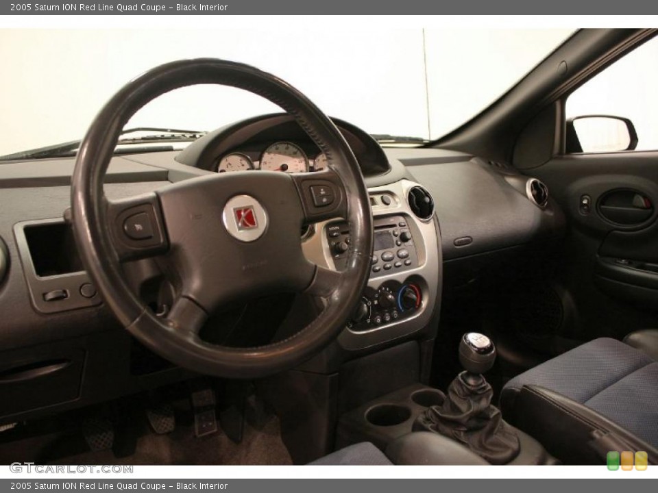 Black Interior Prime Interior for the 2005 Saturn ION Red Line Quad Coupe #39164814