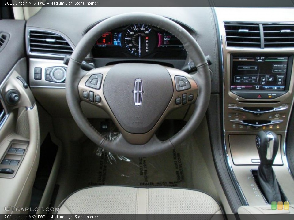 Medium Light Stone Interior Dashboard for the 2011 Lincoln MKX FWD #39165078