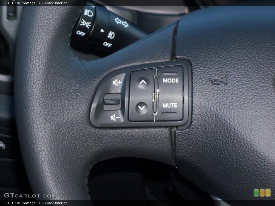 Black Interior Controls for the 2011 Kia Sportage EX #39166514