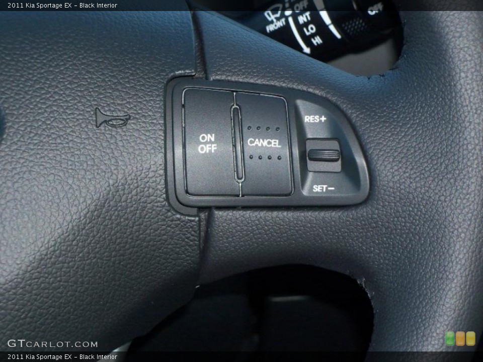 Black Interior Controls for the 2011 Kia Sportage EX #39166530